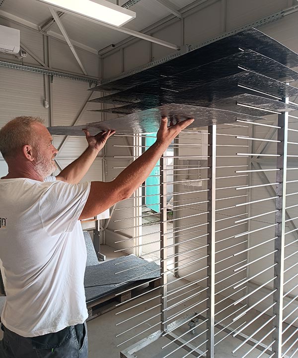 Slate stone veneer, stone facade covering